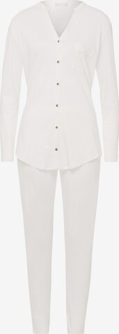 Hanro Pajama ' Pure Essence ' in White: front