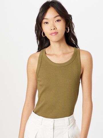 Marc O'Polo DENIM Top in Groen: voorkant