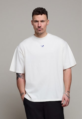 Maglietta 'Amalfi' di Distorted People in bianco: frontale