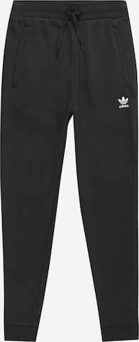 Effilé Pantalon ADIDAS ORIGINALS en noir : devant