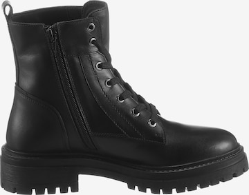 GEOX Lace-Up Ankle Boots in Black