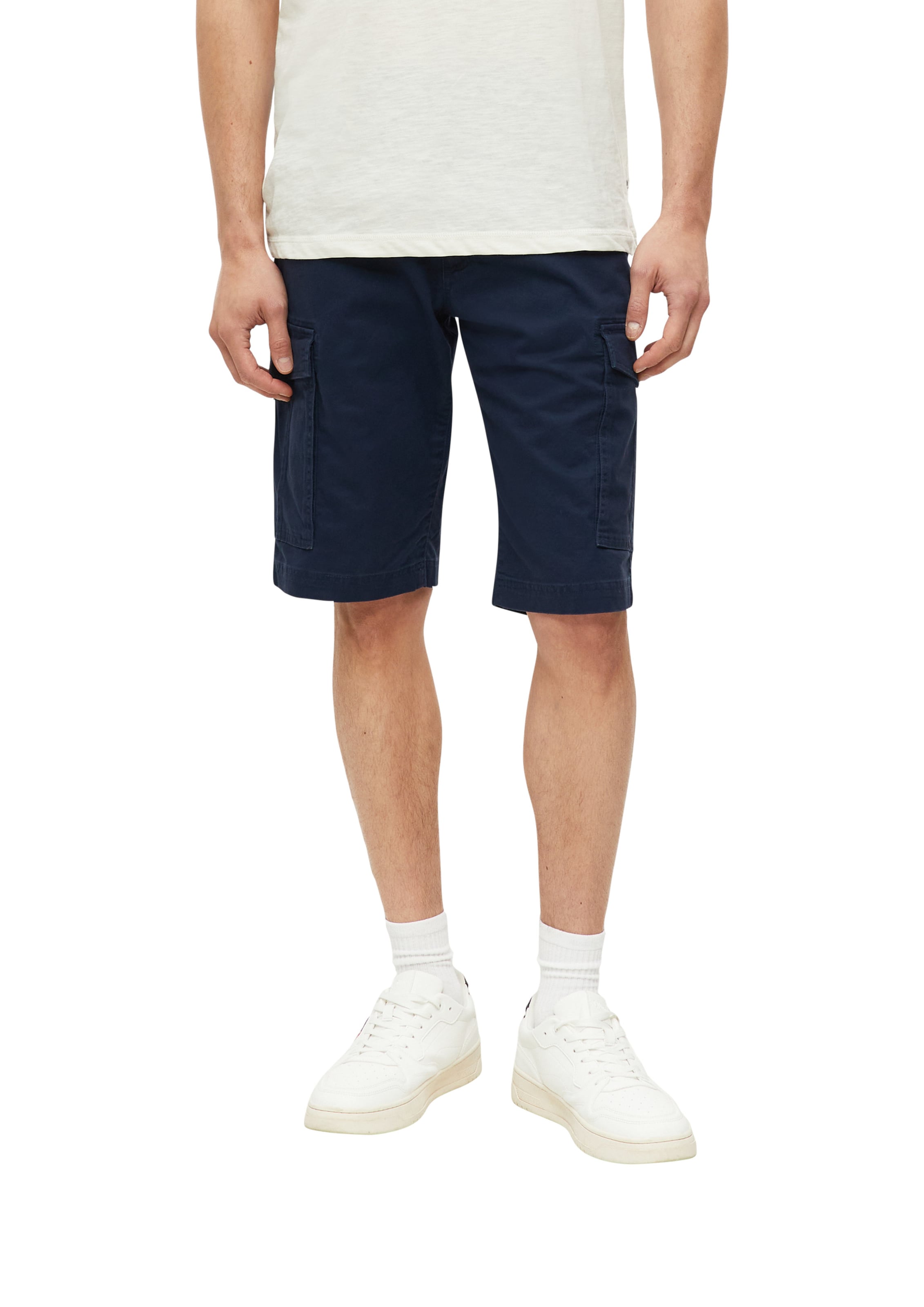s.Oliver Regular Trousers 'File' in Blue: front