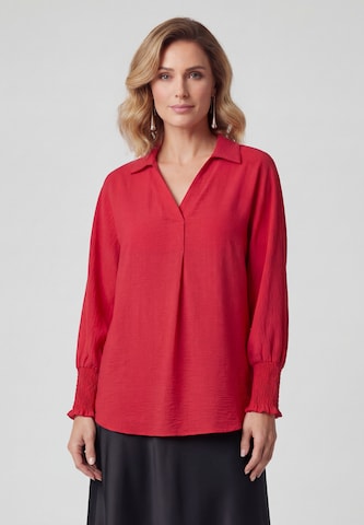 usha BLACK LABEL - Blusa en rojo: frente