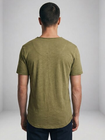 Antargo Shirt 'Basic Open Edge' in Green