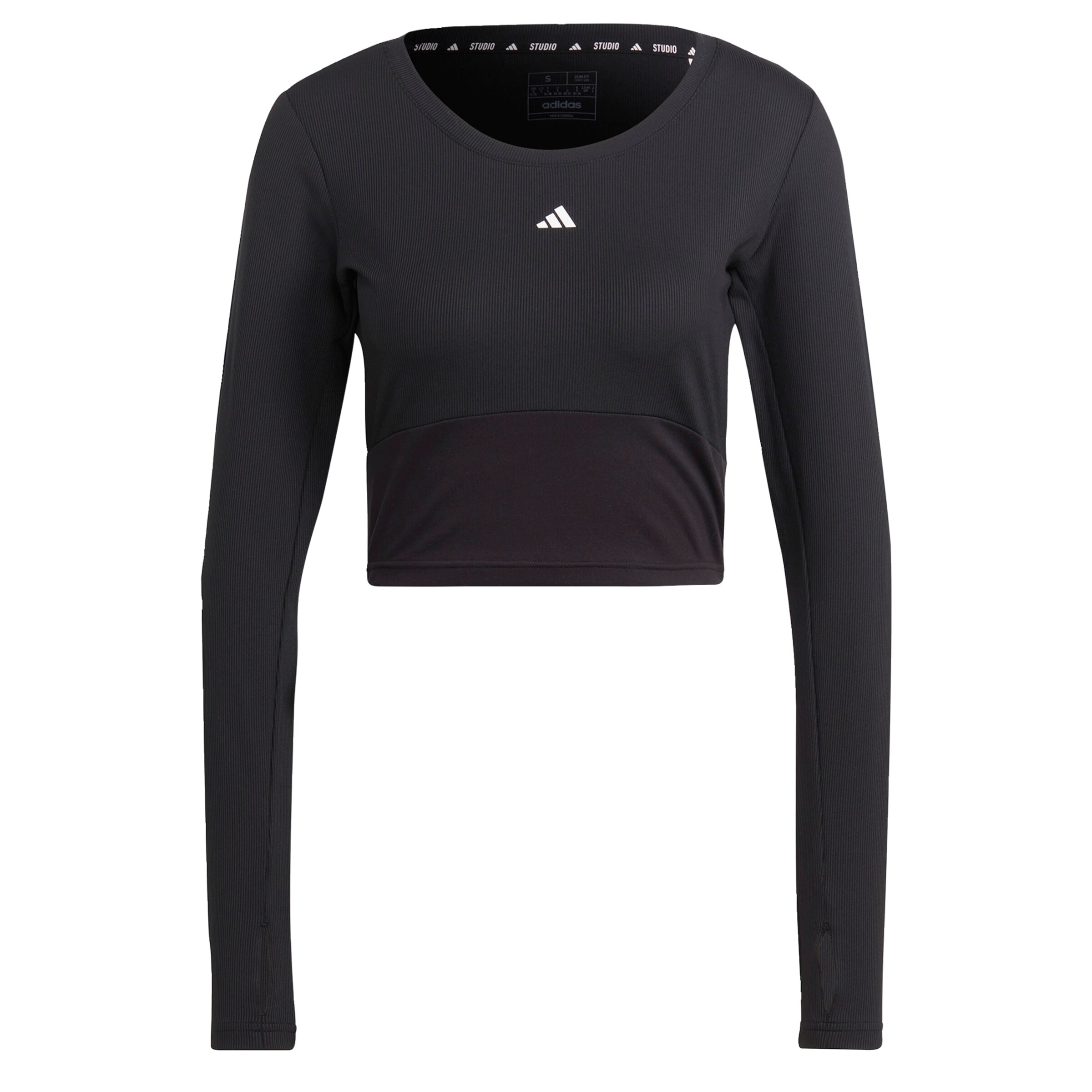 ADIDAS PERFORMANCE Performance Shirt 'Studio' in Black: front