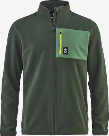 BULA Athletic Fleece Jacket in Green: front