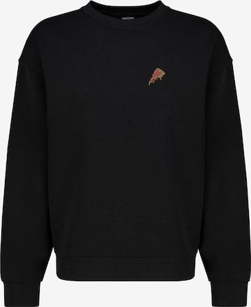 Sublevel Sweatshirt in Schwarz: Vorderseite