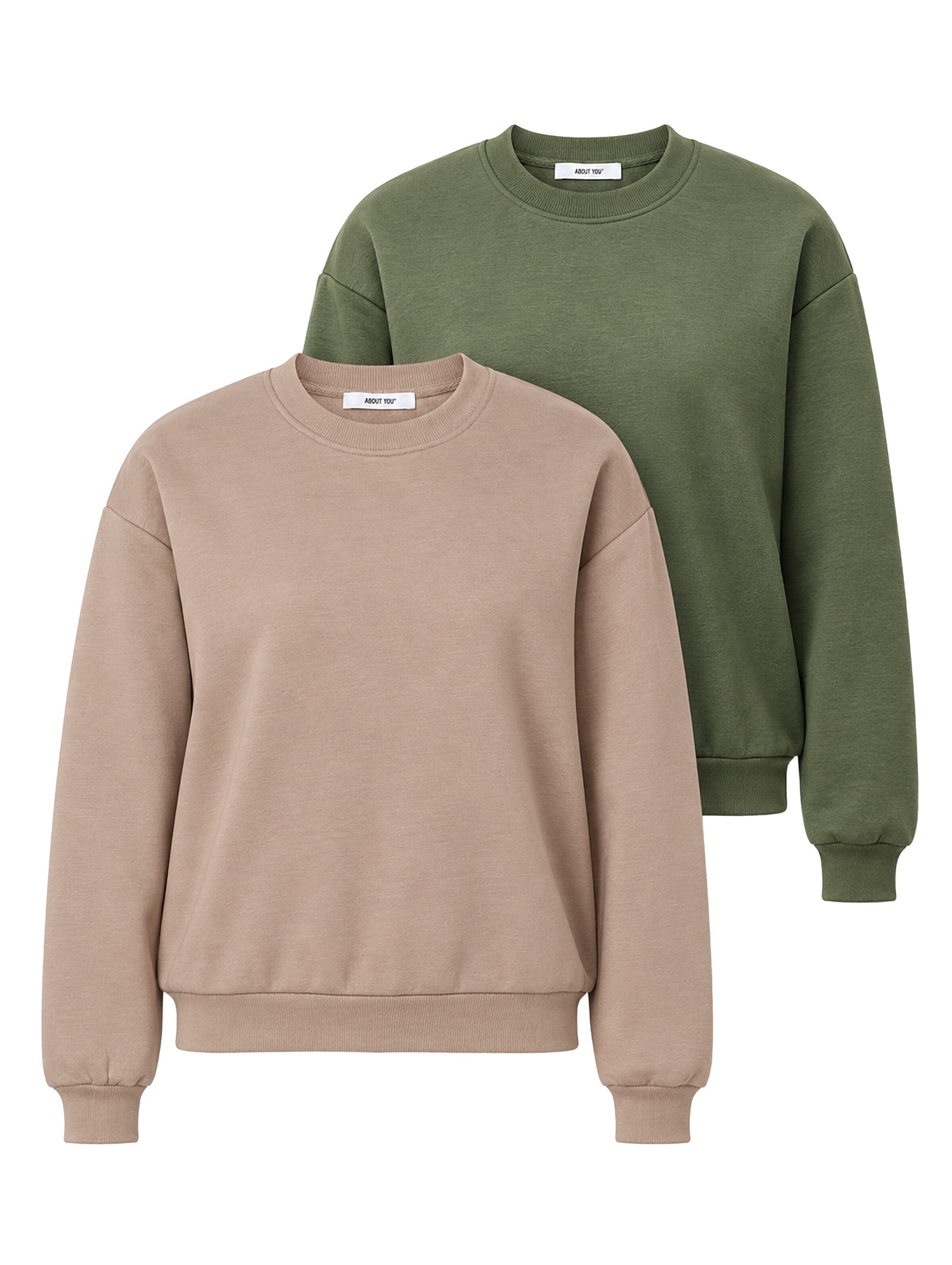 ABOUT YOU Sweatshirt 'Ina' in Grey: front