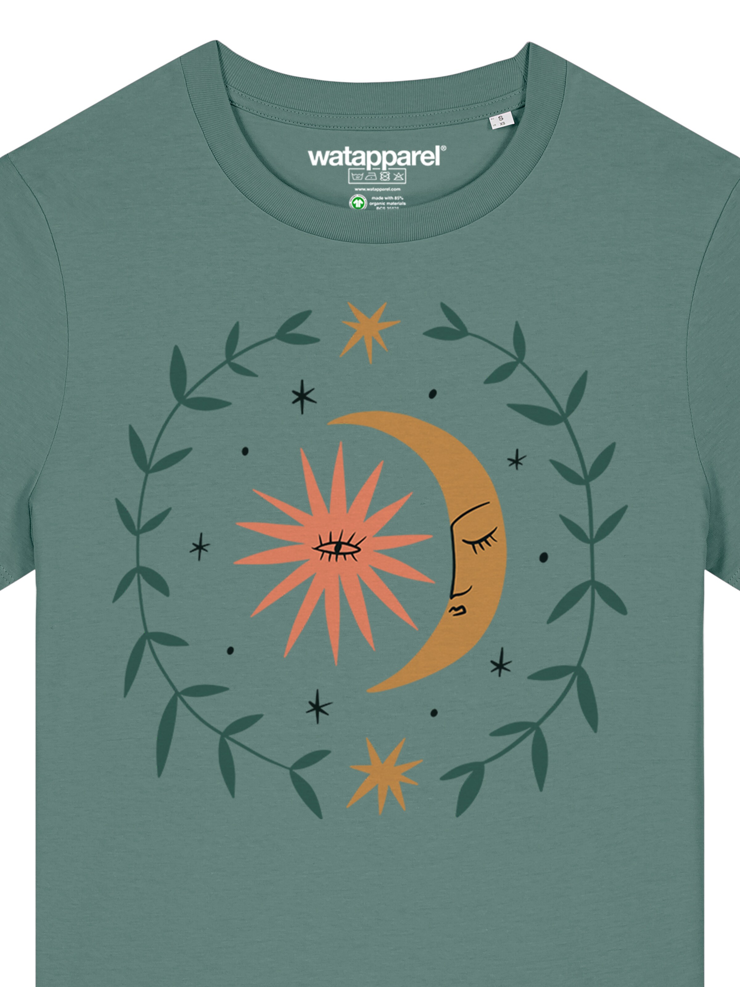 T-shirt 'Love And Flex' Watapparel en vert