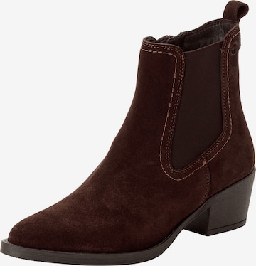 Tamaris Chelsea Boots in Braun: Vorderseite