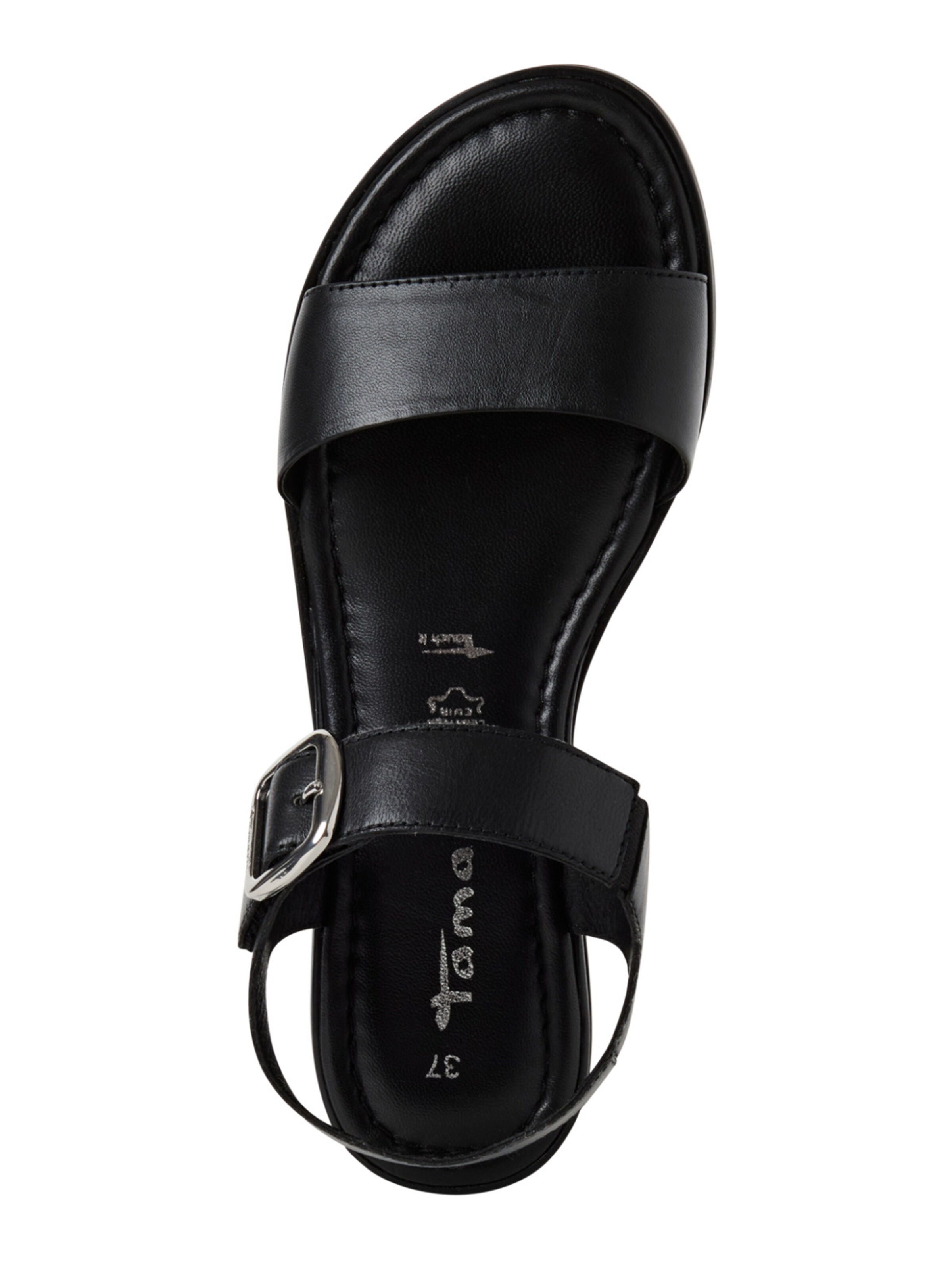 Tamaris Sandály – černá