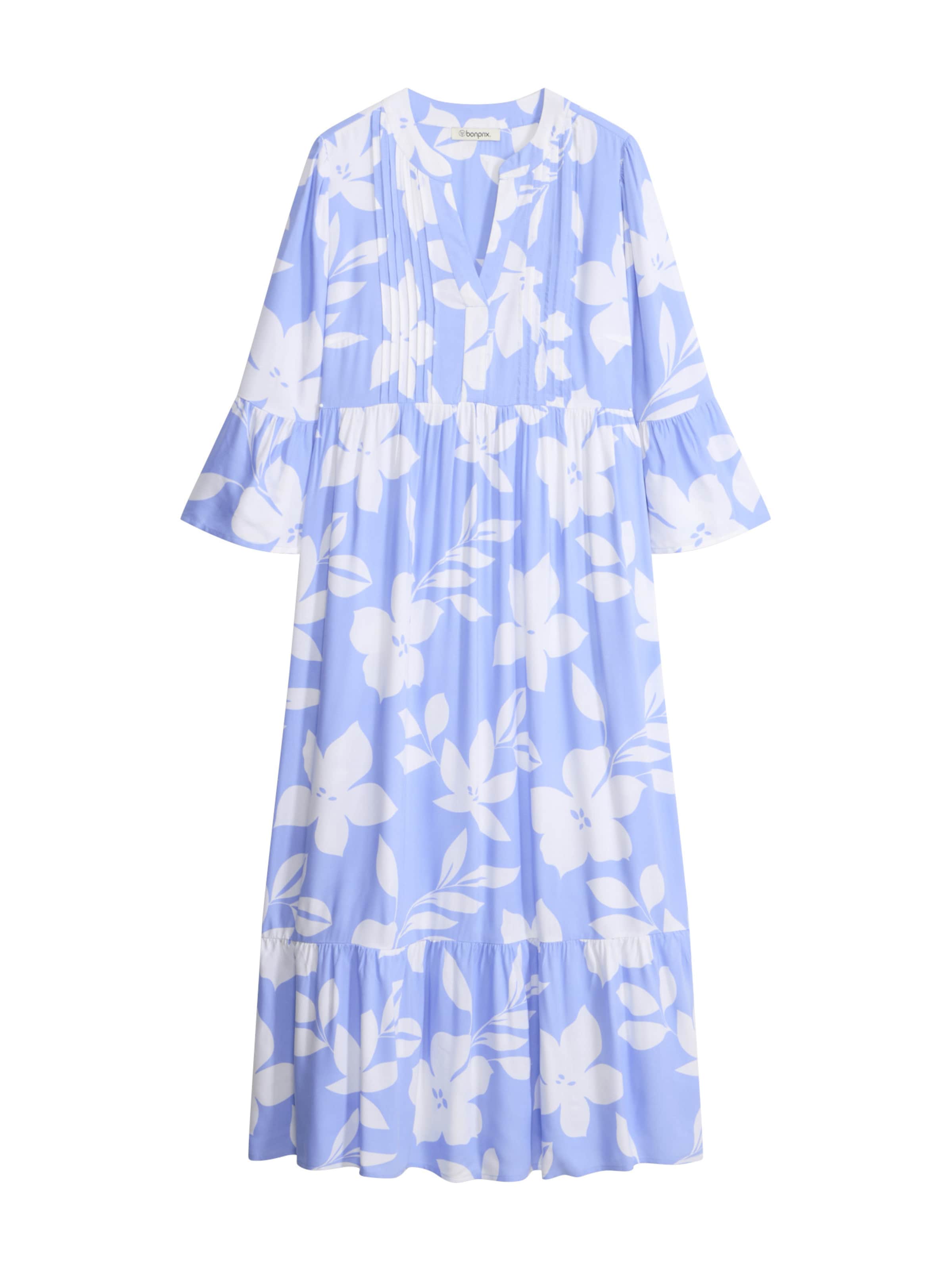 bonprix Zomerjurk in Blauw: voorkant
