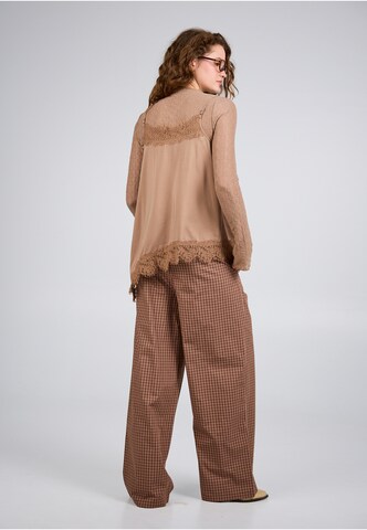 OH APRIL - Top 'Tami' en marrón