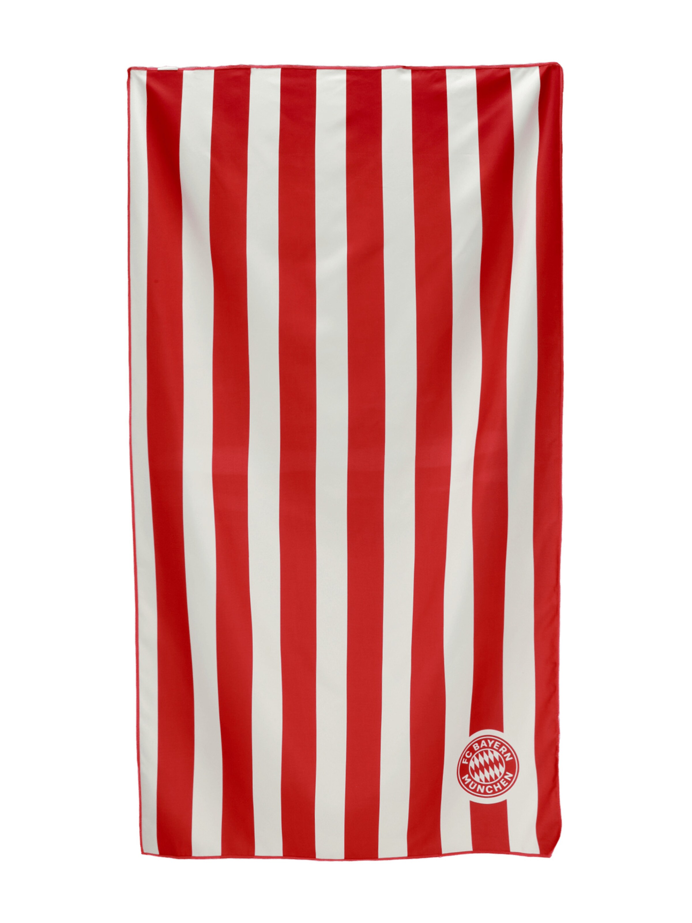 FC BAYERN MÜNCHEN Strandtuch in Rot: Vorderseite