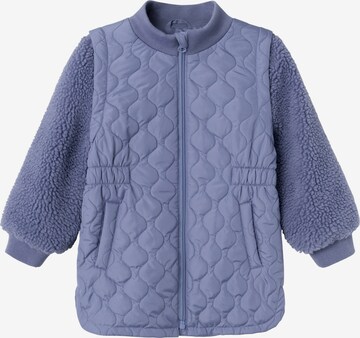 NAME IT Between-Season Jacket 'MEMBER' in Blue: front