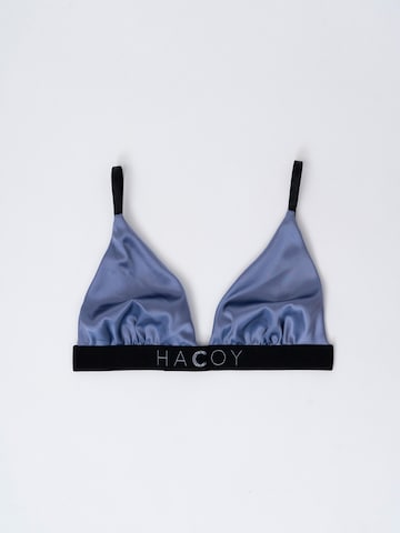 Bustier Soutien-gorge HACOY en bleu : devant