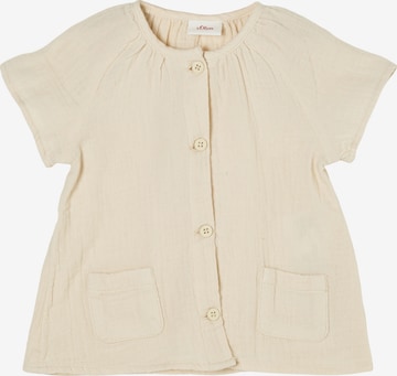 s.Oliver Blus i beige: framsida