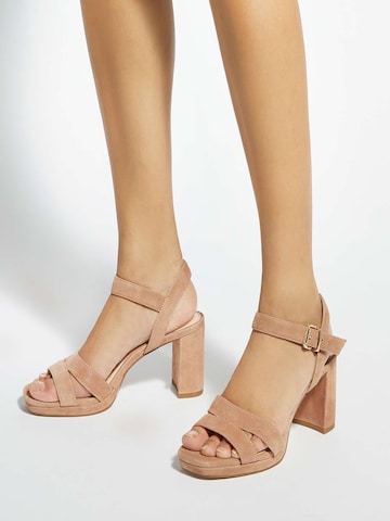 Sandales à lanières 'Manifesting' Dune LONDON en beige