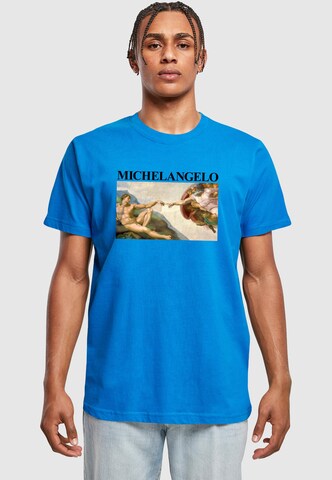 Merchcode Shirt in Blau: Vorderseite