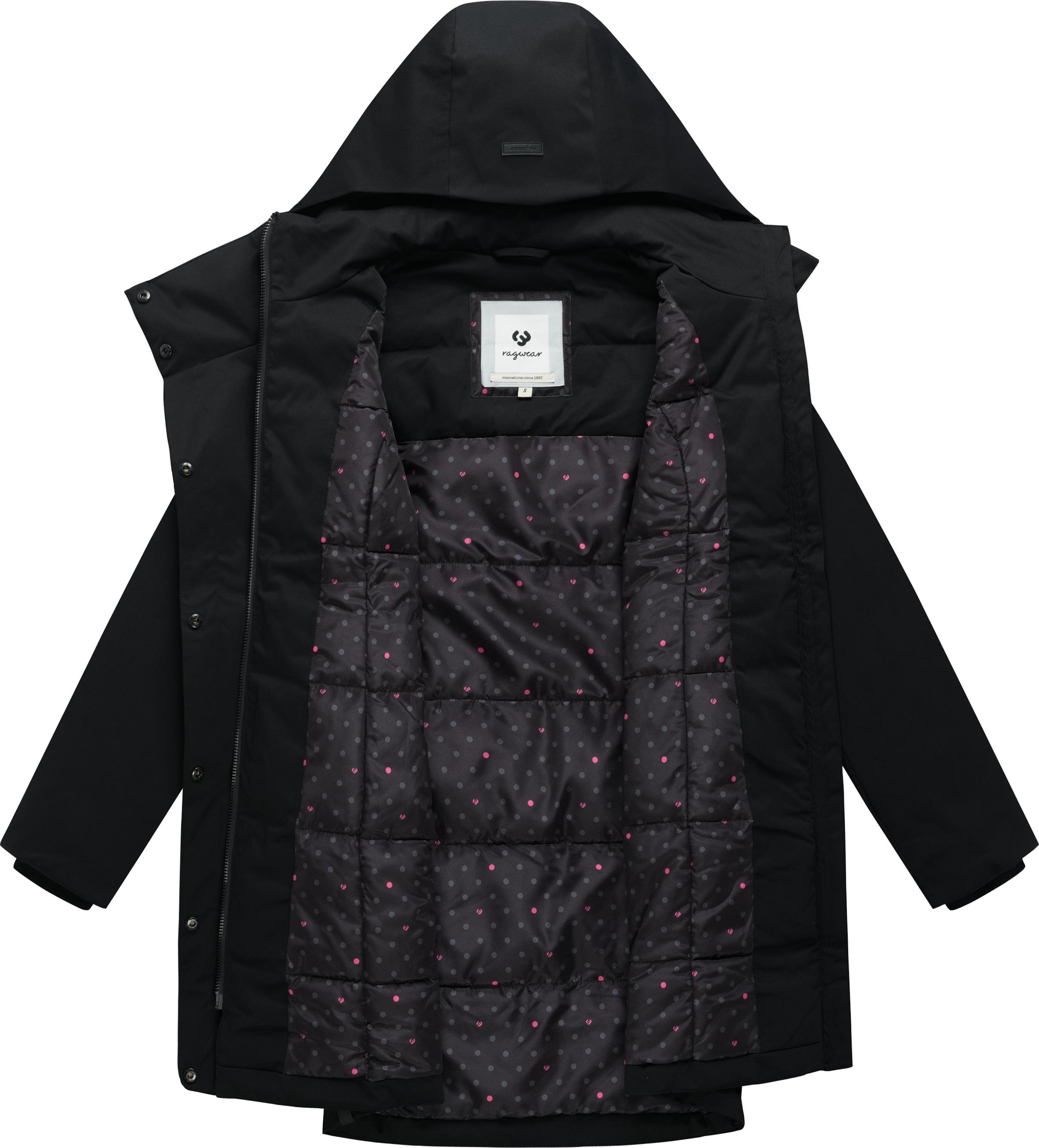 Cappotto funzionale 'Pavleen Y' di Ragwear in nero