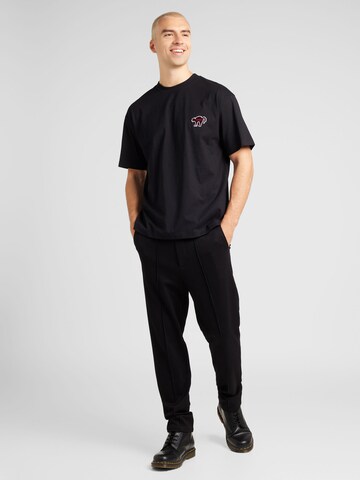 HUGO Shirt 'Dimonade' in Black