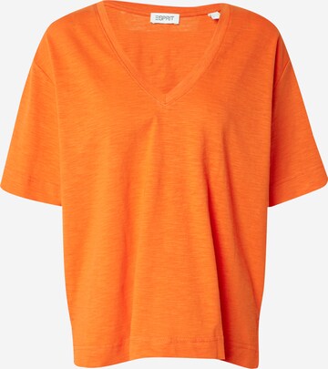 ESPRIT Shirt in Oranje: voorkant