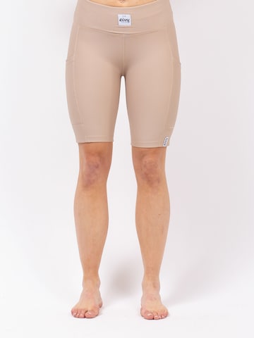 Skinny Pantalon de sport Eivy en beige : devant