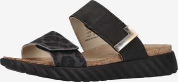 ROHDE Mules in Black: front