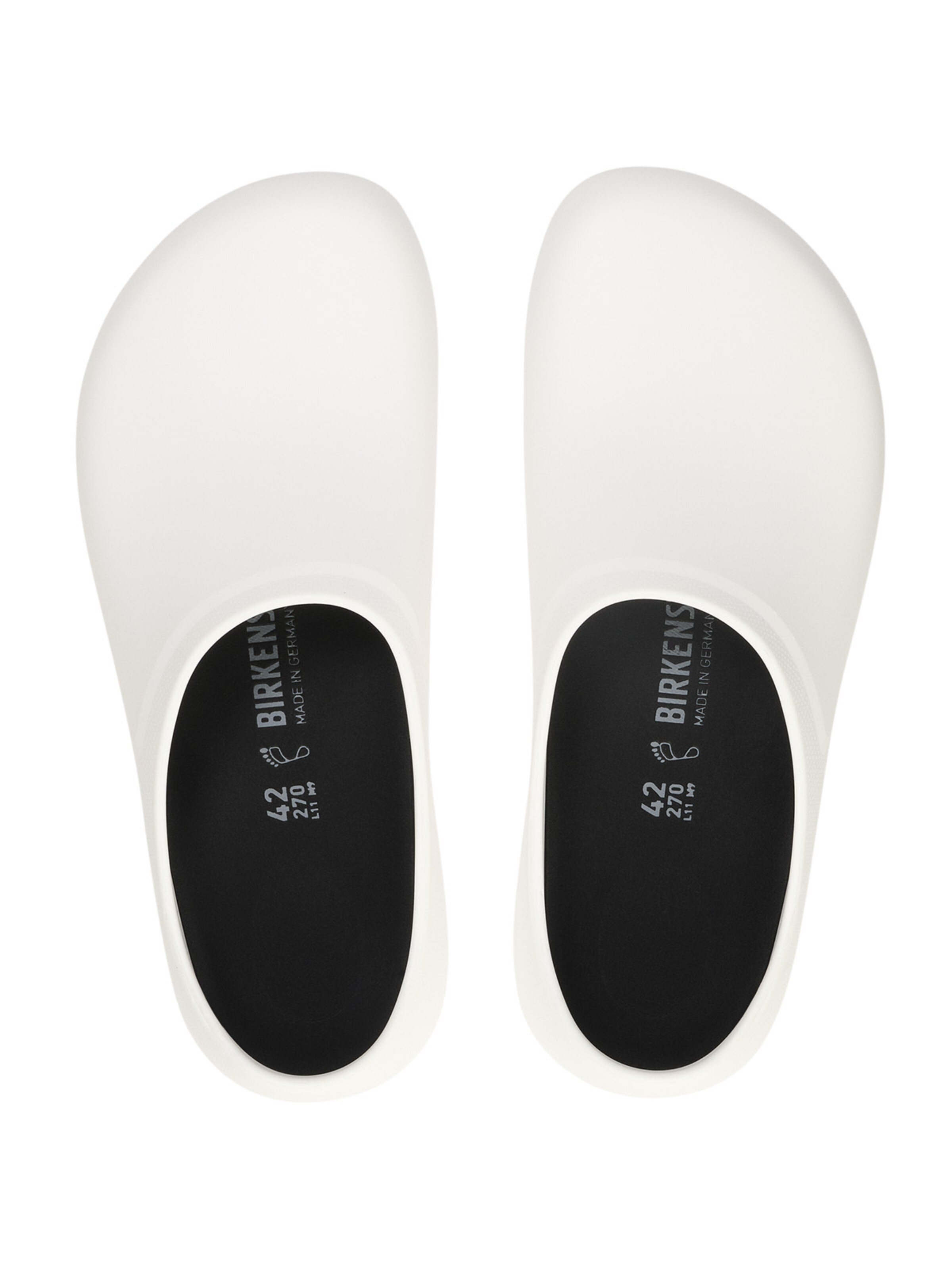 BIRKENSTOCK Clogs 'Berufsschuhe Profi BIrki' in White
