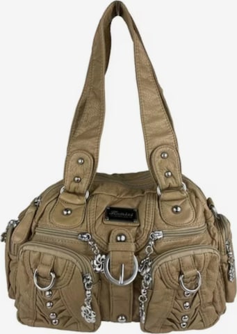 Kumixi Handbag in Beige: front