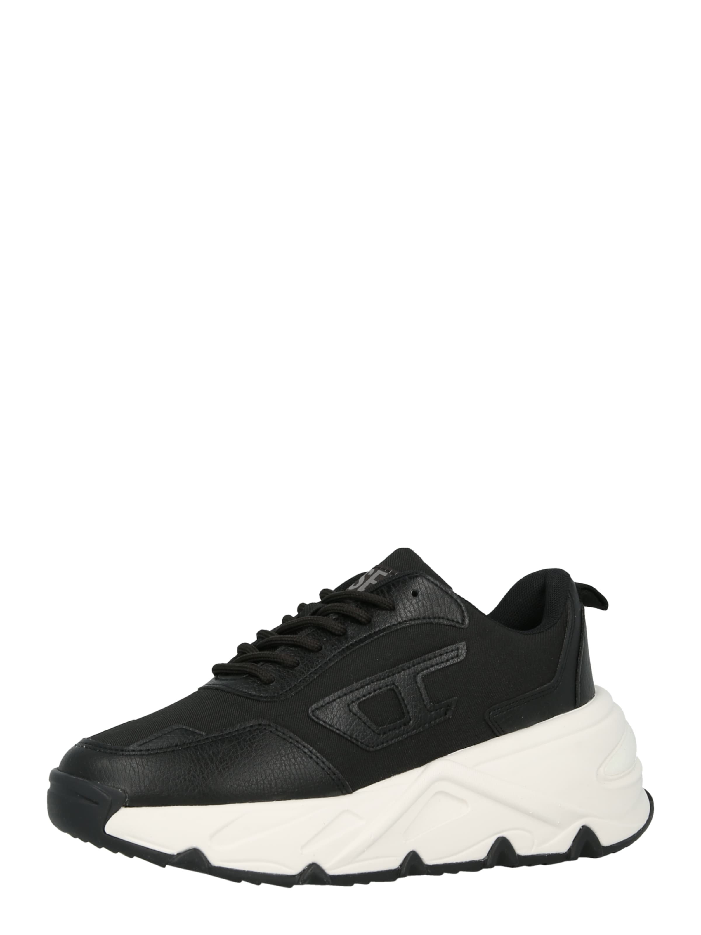 Baskets basses 'S-SAVANNAH TULU' DIESEL en noir : devant