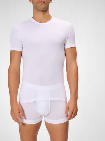 Ammann Shirt ' Organic Feinripp ' in White: front