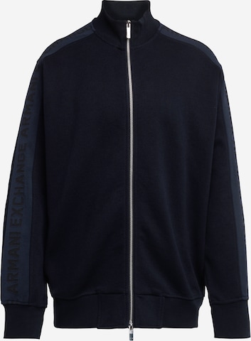 ARMANI EXCHANGE Sweatjacke in Blau: predná strana