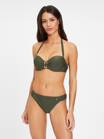 LASCANA Bandeau Bikini in Green: front