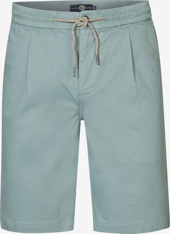 Petrol Industries Regular Chino Pants in Green: front