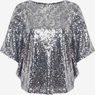 Ulla Popken Top in Silber: Vorderseite
