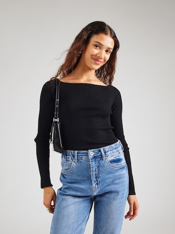 Pull-over UNITED COLORS OF BENETTON en noir : devant