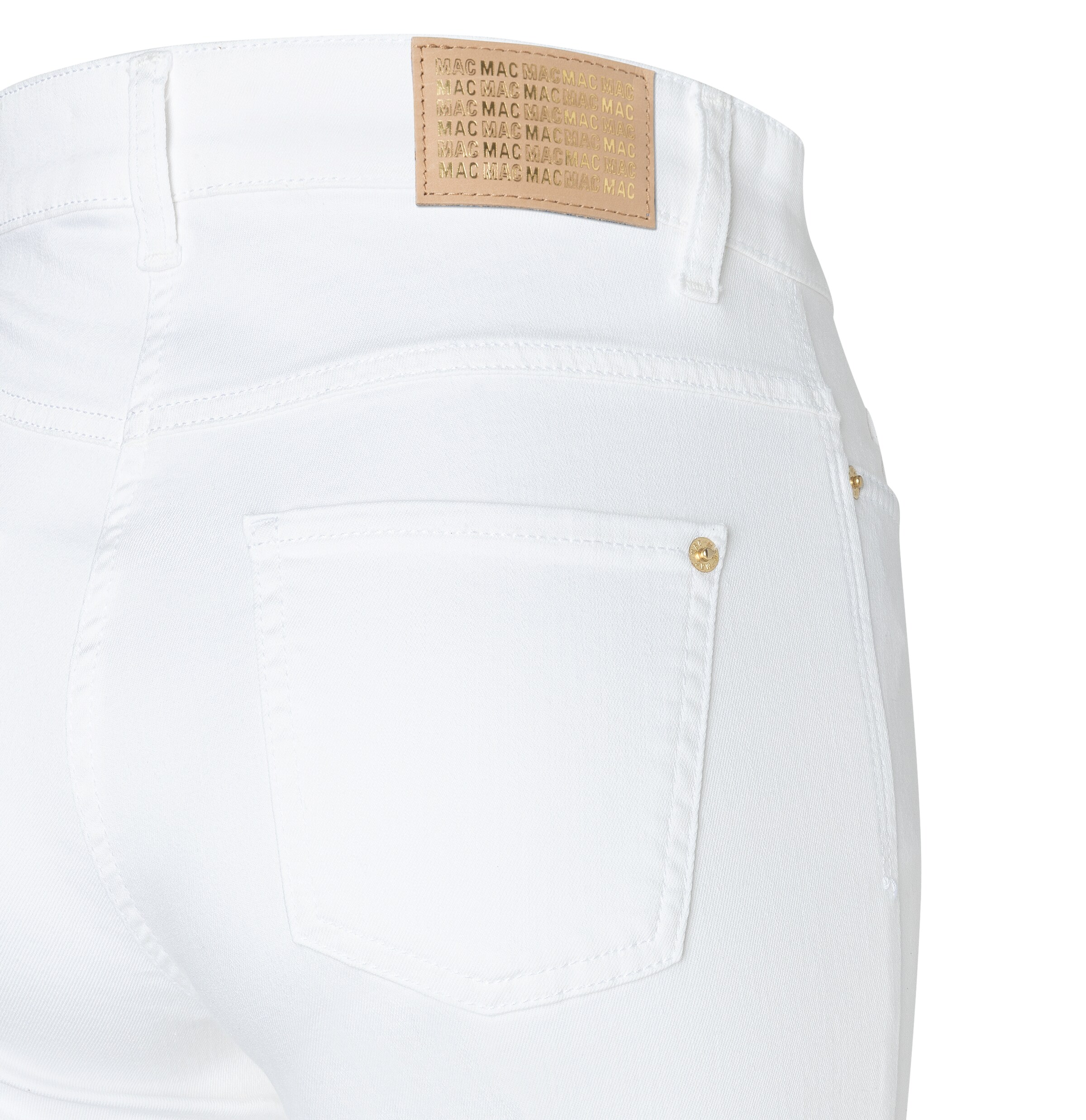 MAC Wide Leg Jeans in Weiß