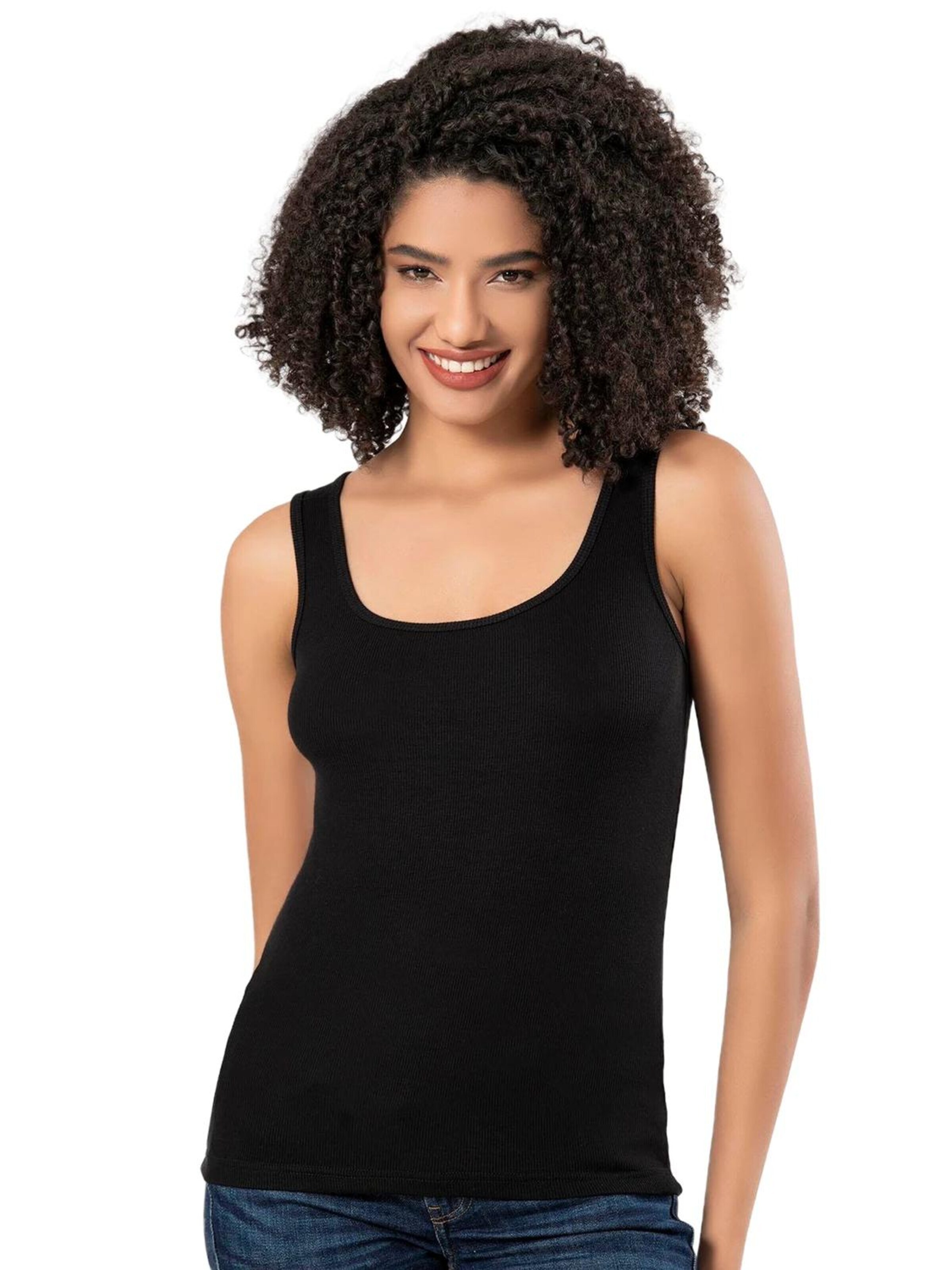 Erdem Top in Black: front