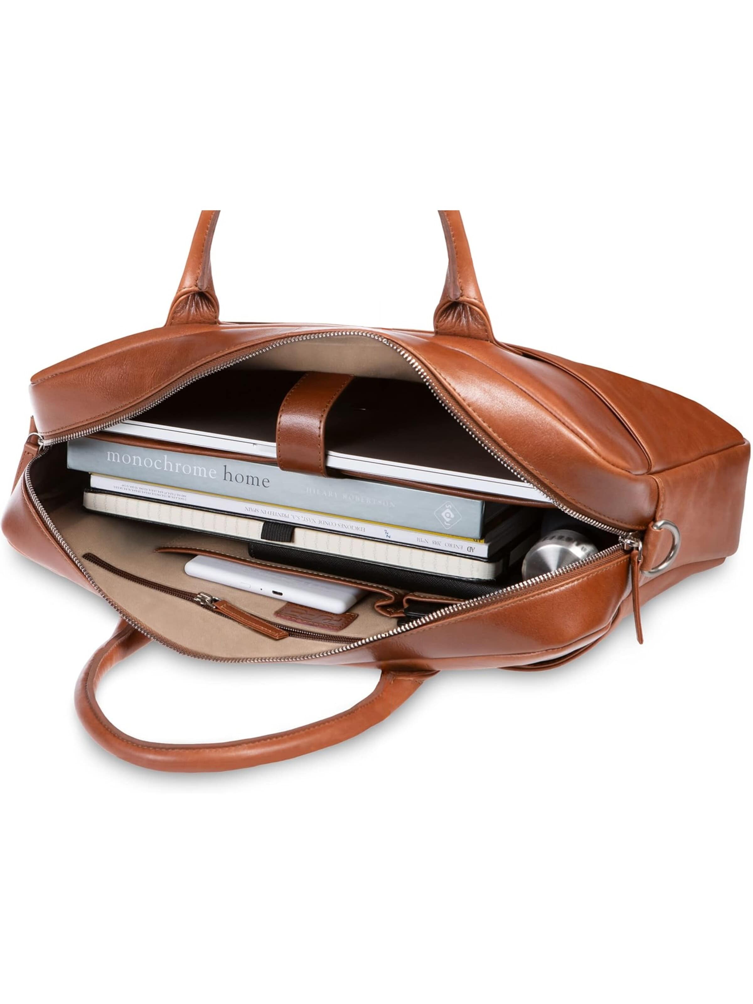 PURE Studios - Bolsa para portátil 'NAOS' en marrón