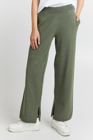 PULZ Jeans Loose fit Pants 'SARA' in Green: front