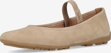 SALAMANDER Μπαλαρίνα με λουράκια σε μπεζ: μπροστά