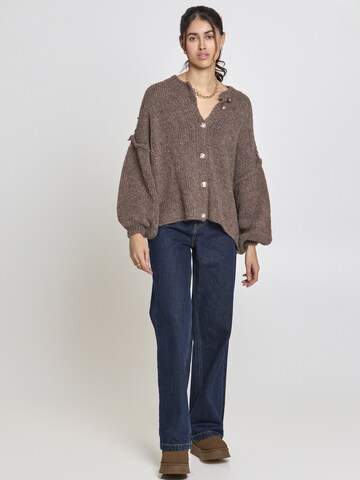 Lilavie Strickjacke ' Paulaa ' in Braun