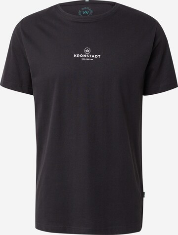 T-Shirt 'Conrad' Kronstadt en noir : devant