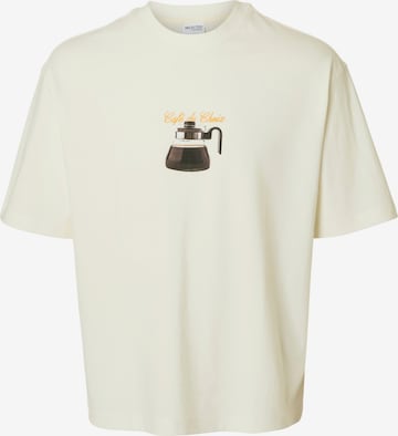 SELECTED Shirt 'SLHNORMAN' in Beige: voorkant