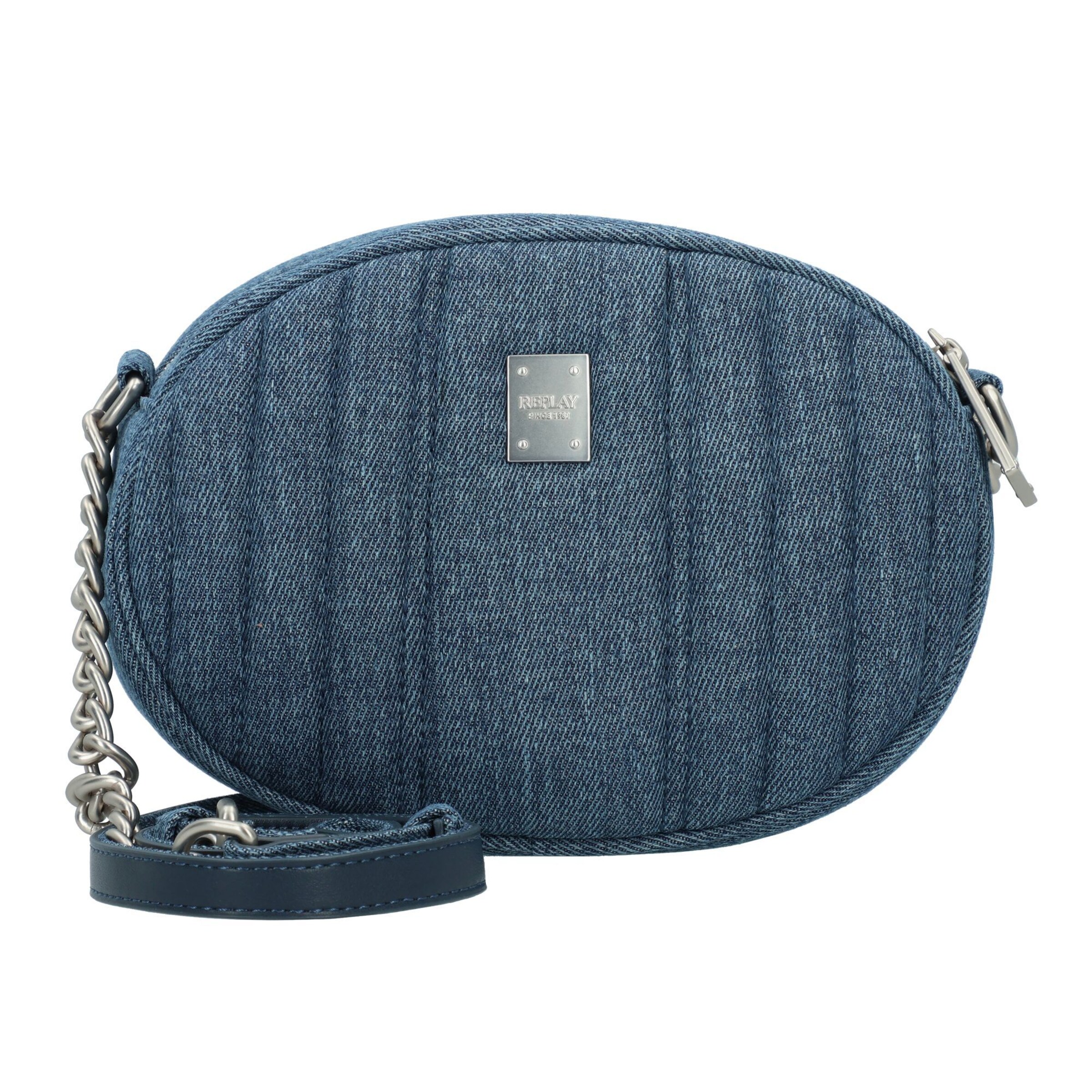 Sac à bandoulière REPLAY en bleu : devant