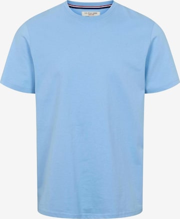 U.S. POLO ASSN. Button Up Shirt ' UMElias ' in Blue: front