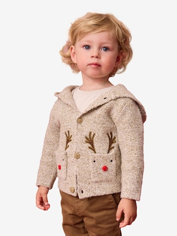 Next Strickjacke in Beige: Vorderseite