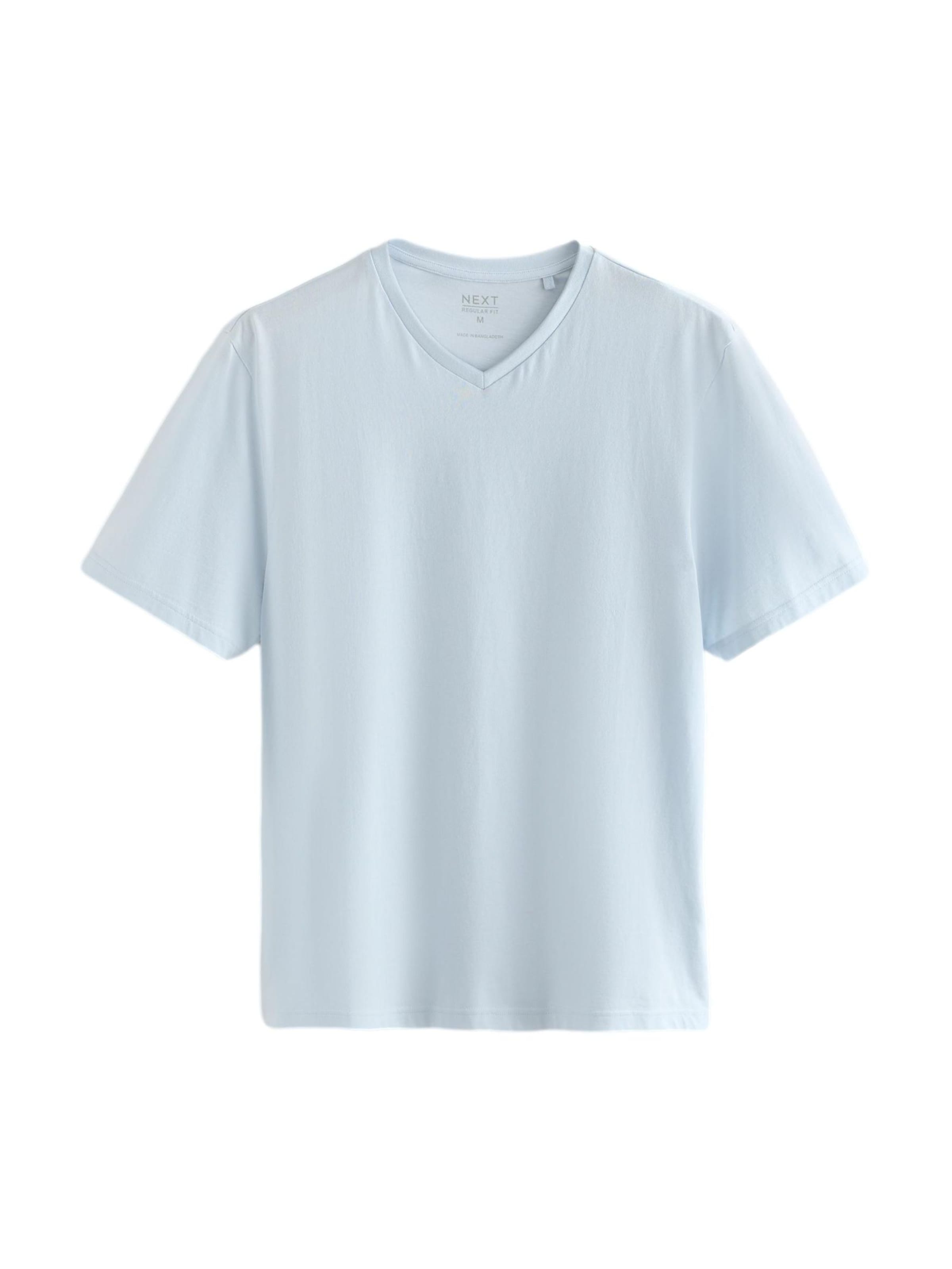 Next T-Shirt 'Essential' in pastellblau, Produktansicht
