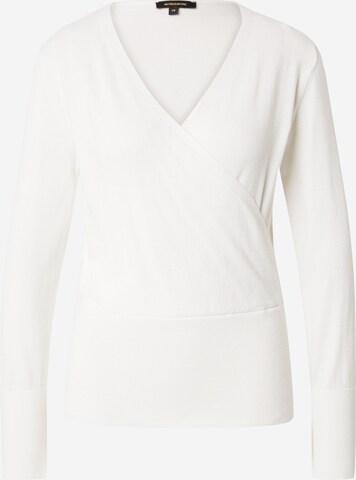 Pull-over MORE & MORE en blanc : devant